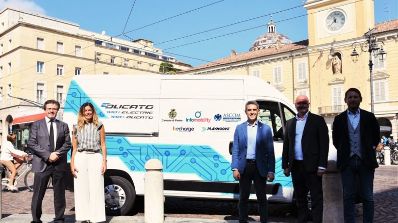 E-Ducato Fiat con gli operatori economici di Parma