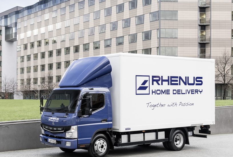 FUSO eCanter, Exterieur, E-Motor PMSM , sechs Hochvolt-Lithium-B