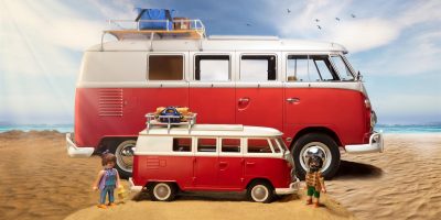 Volkswagen Bulli. Il Camping Bus di culto in versione Playmobil