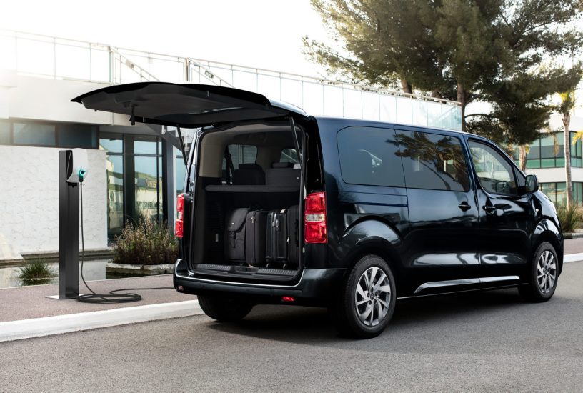Citroen e-spacetourer 9 posti elettrico vano posteriore