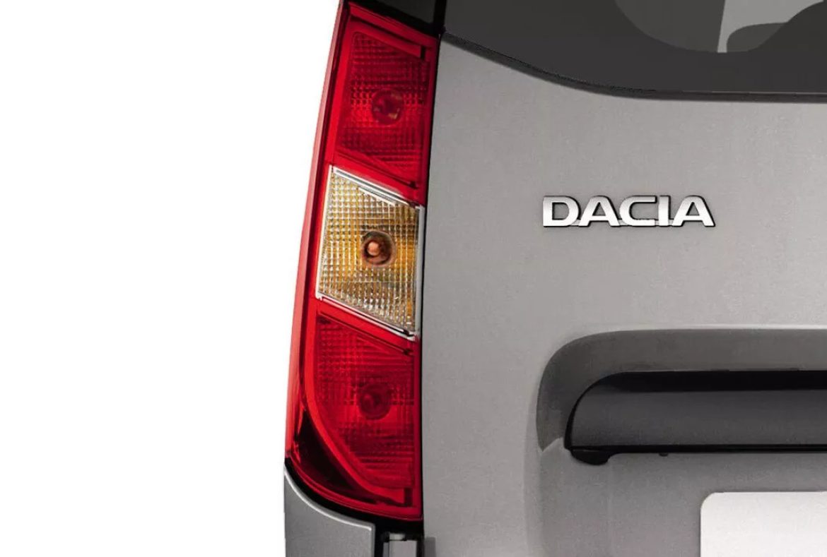 Dacia dokker van, faro posteriore
