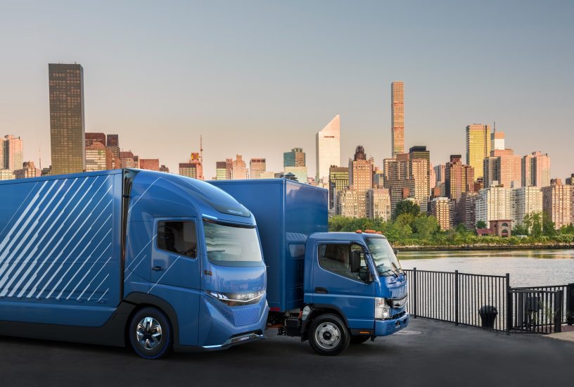 Daimler Trucks präsentiert E-FUSO und vollelektrischen schweren Lkw Vision One