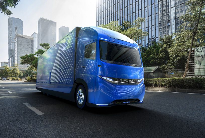 Daimler Trucks präsentiert E-FUSO und vollelektrischen schweren Lkw Vision One