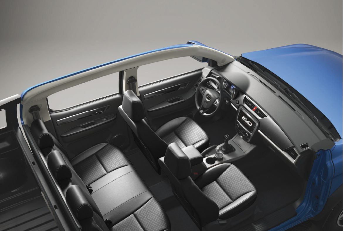 EVO Cross 4 pickup, posti