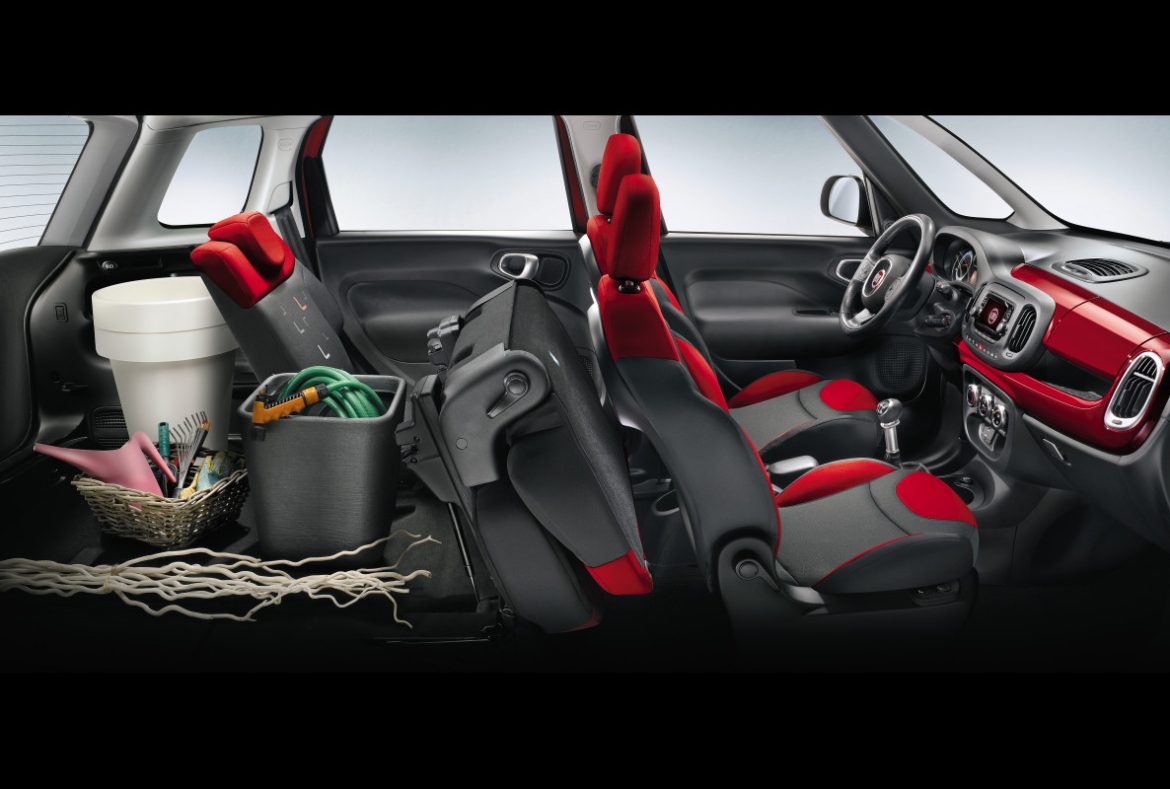 Fiat 500L Pro, interno vano di carico - 13
