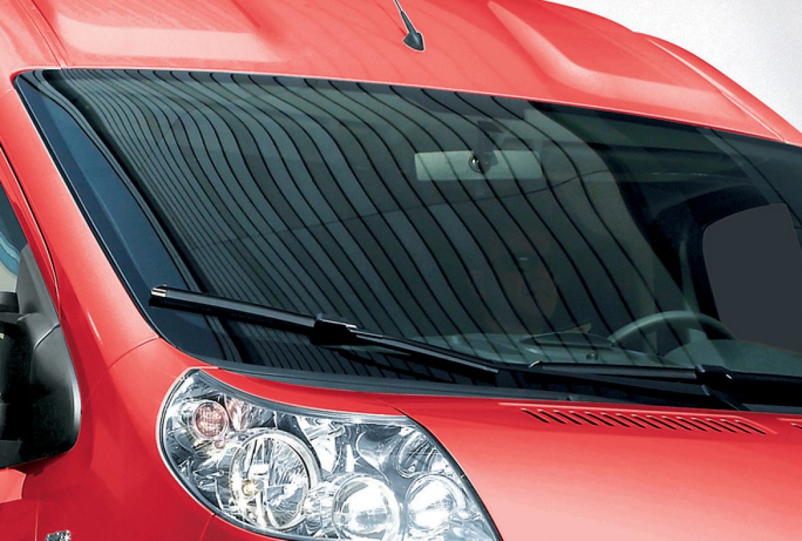 Fiat Ducato Cabinato, Parabrezza riflettente