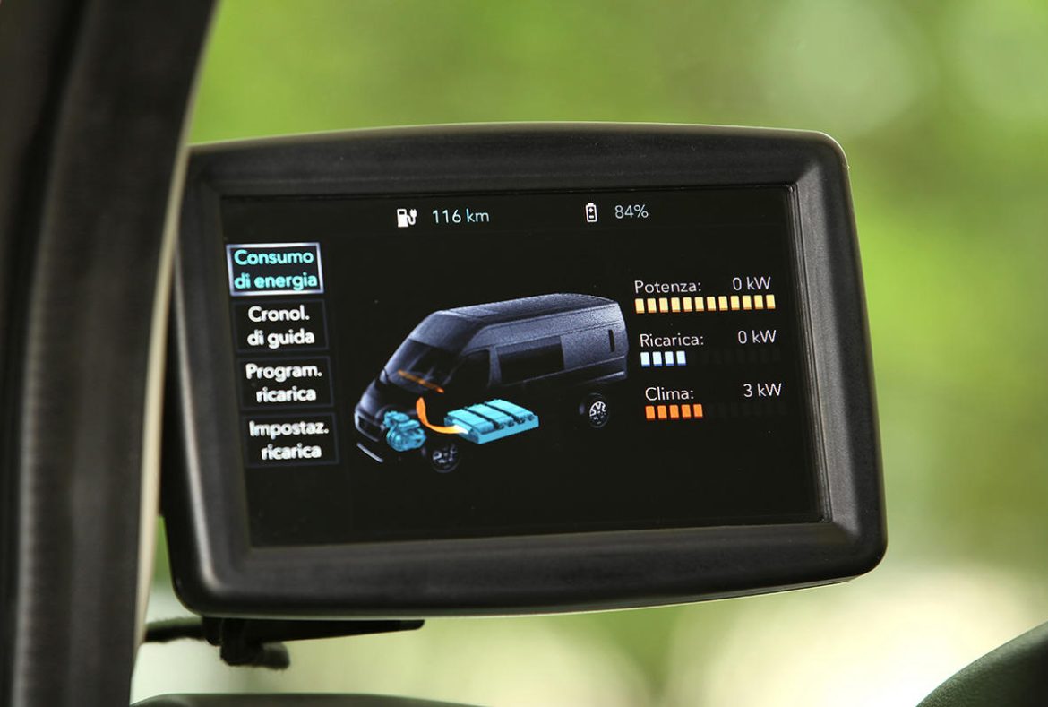 Fiat eDucato furgone elettrico 20211, display supplementare - 13