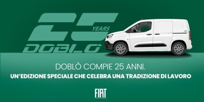 Fiat Doblò festeggia i 25 anni con un’edizione speciale