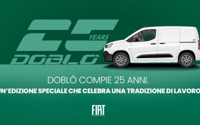 Fiat Doblò festeggia i 25 anni con un’edizione speciale