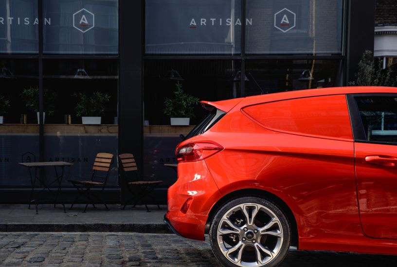 Ford Fiesta Sport Van dettaglio posteriore