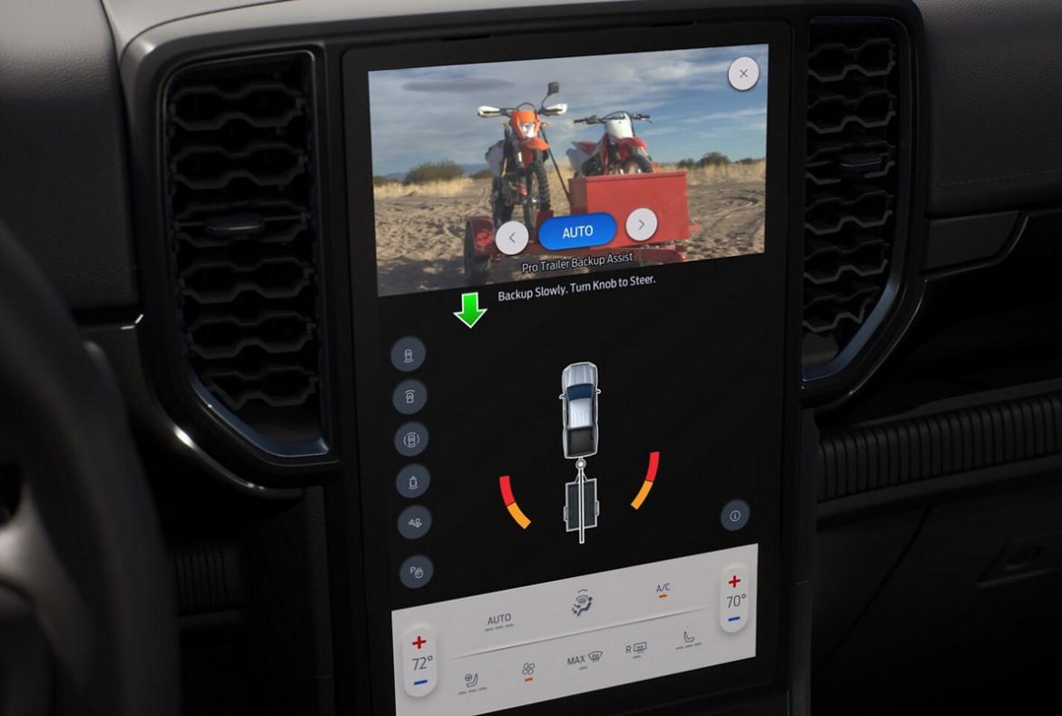Ford Ranger 2024 Sistema infotainment touchscreen -04