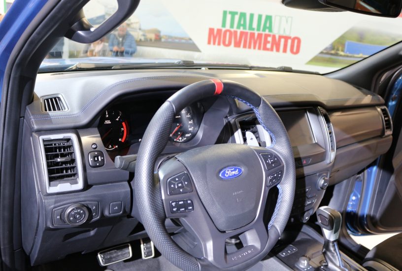 Ford Ranger Raptor Transpotec 2019 interni