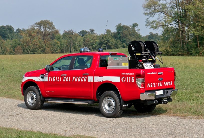 Ford Ranger Vigili del Fuoco tre quarti posteriore