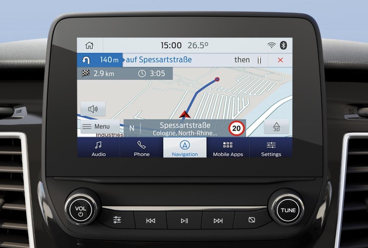 Ford Transit minibus, Navigatore schermo touchscreen - 02