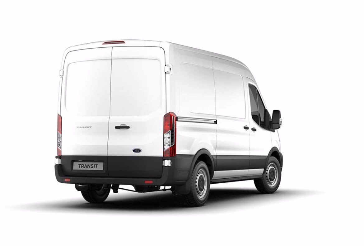 Ford Transit van, tre quarti posteriore - 11