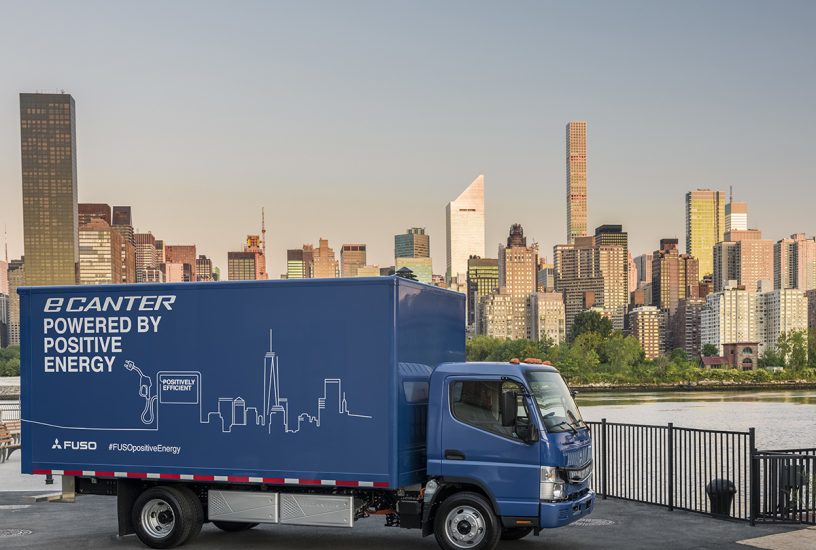 FUSO eCanter: Markteinführung des ersten vollelektrischen Lkw aus Serienproduktion