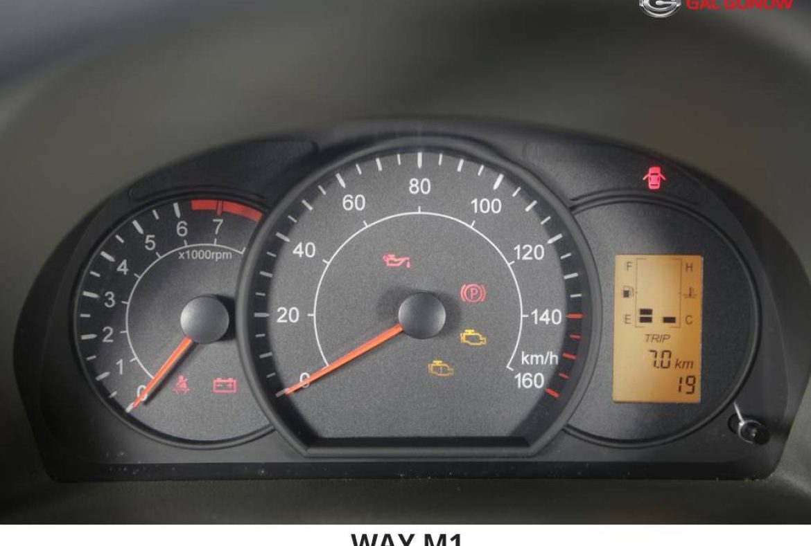 Gac Gonow Way M1, -dettaglio cruscotto