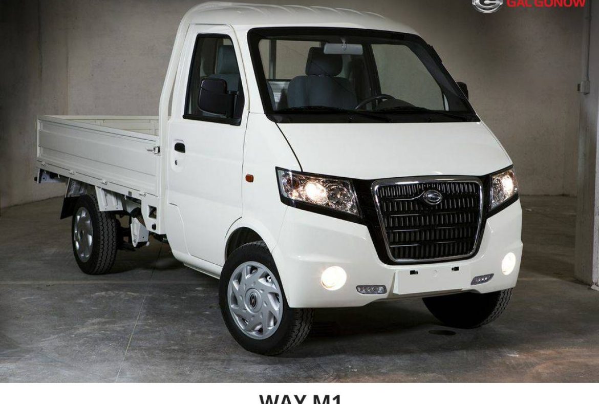 Gac Gonow Way M1, tre quarti anteriore