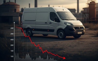 A maggio continua la flessione del mercato dei commerciali