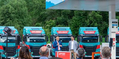 Collaborazione tra IVECO e Gruber con veicoli a biometano