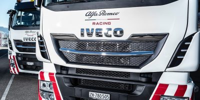 Camion e F1: Iveco Official Truck Partner di Alfa Romeo Racing