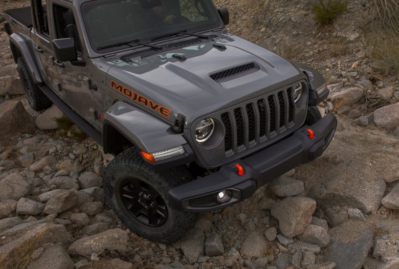 Jeep Gladiator Mojave vista dall'alto