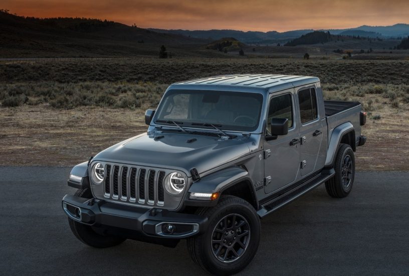 Jeep Gladiator vista dall'alto