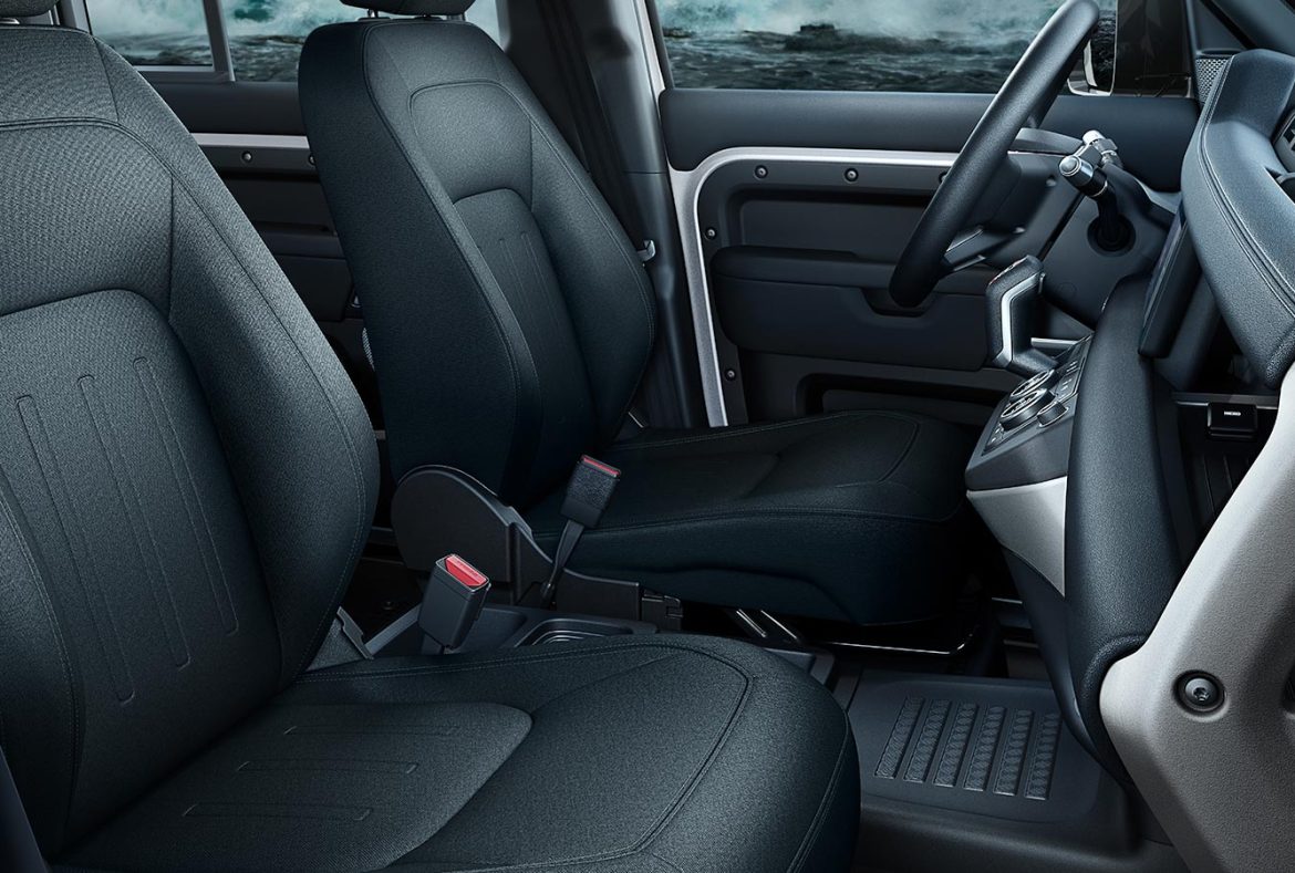 Land Rover Defender, interno sedute- 21