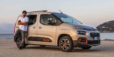 Citroën Berlingo, la multispazio del campione di Windsurf