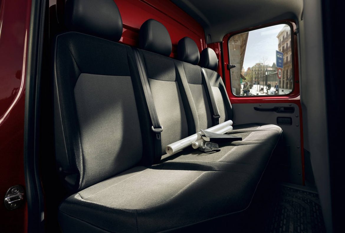 Man TGE cassone, dettaglio interni doppia cabina - 01