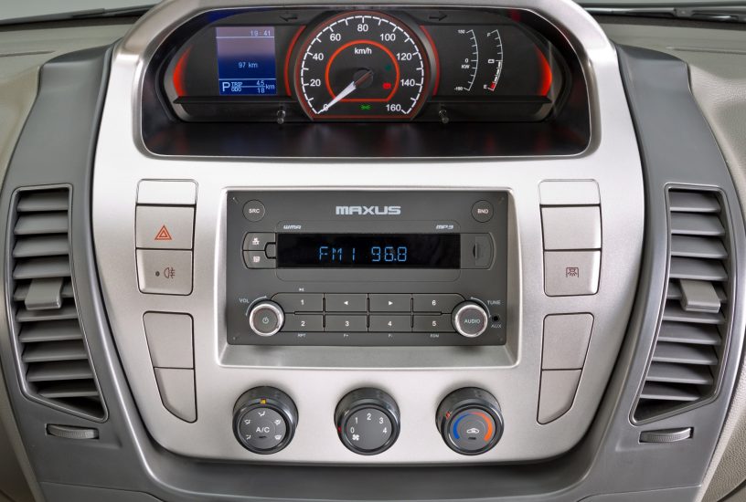 Maxus EV80 consolle centrale