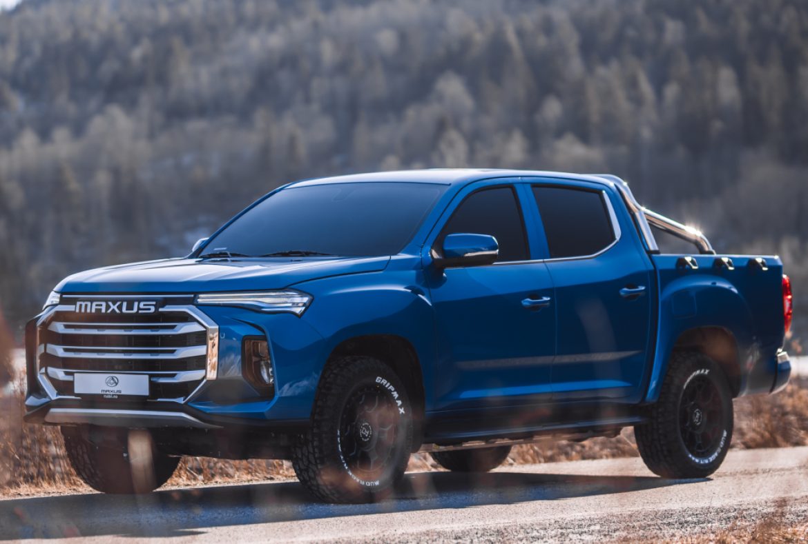 Maxus T90 EV tre quarti anteriore-01