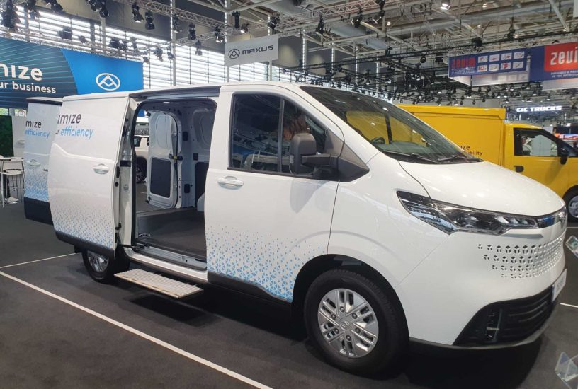 Maxus eDELIVER 7 portellone aperto