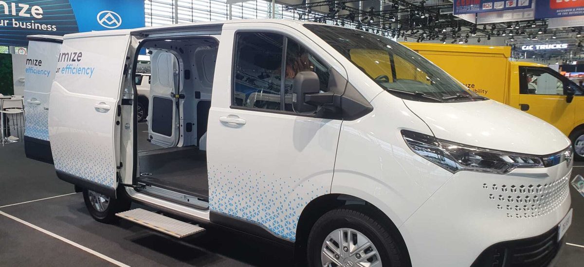 Maxus eDELIVER 7 portellone aperto