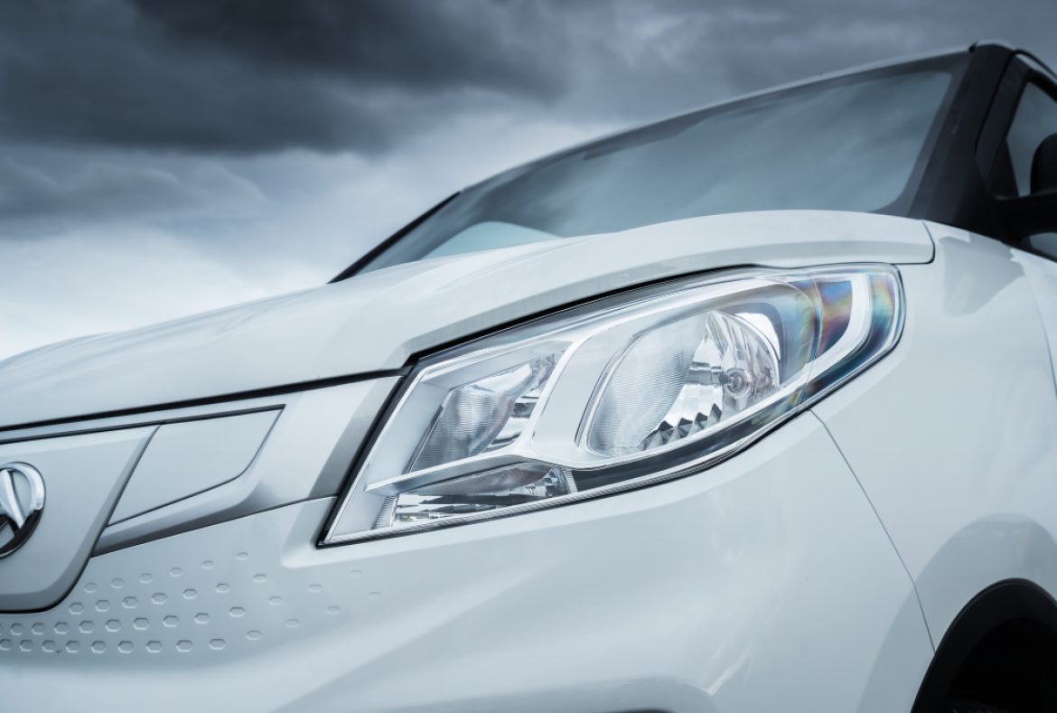 Maxus eDeliver 3, dettaglio fanale frontale -13