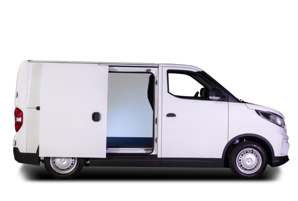 Maxus eDeliver 3 laterale portellone aperto -21