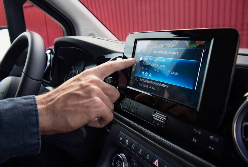 Mercedes Citan Furgone 2021, Il nuovo MBUX con LCD da 7 pollici