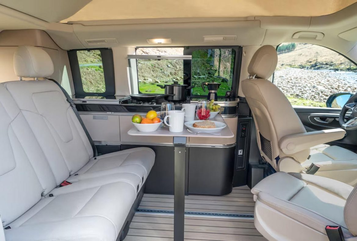 Mercedes Classe V Marco Polo, Cucina e living room