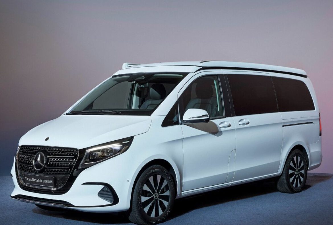 Mercedes Classe V Marco Polo Horizon 2025, tre quarti ant-16