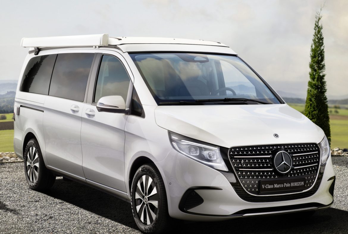 Mercedes Classe V Marco Polo Horizon 2025, tre quarti anteriore-04