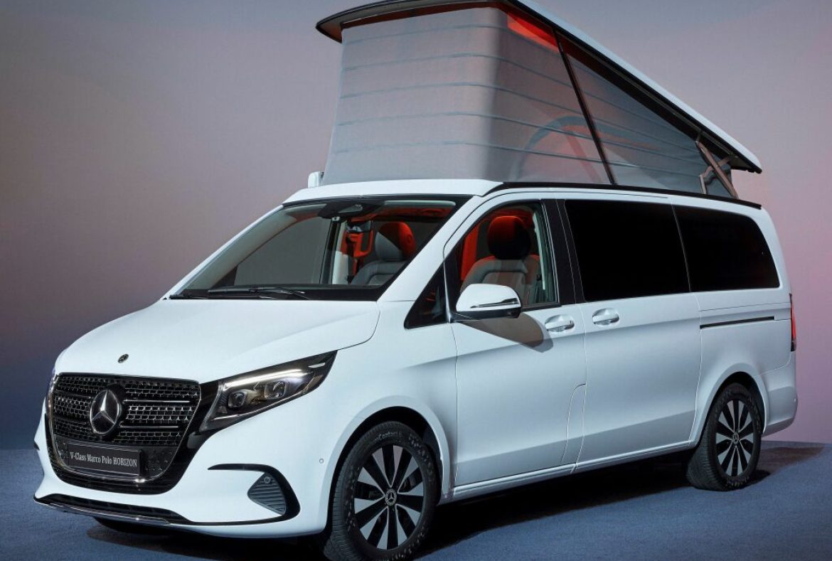 Mercedes Classe V Marco Polo Horizon 2025, tre quarti anteriore-11