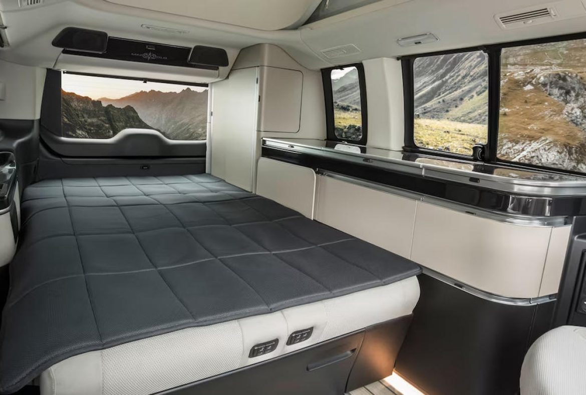 Mercedes Classe V Marco Polo, Materasso per letto inferiore.