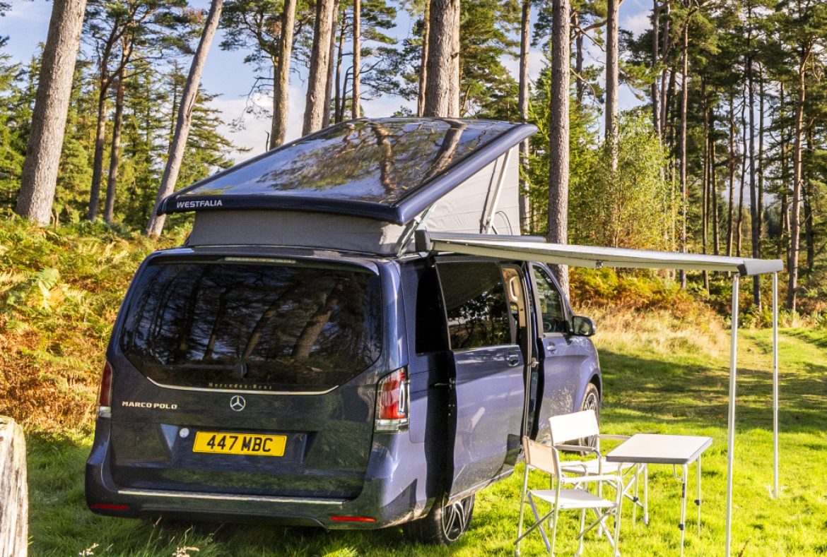 Mercedes Classe V Marco Polo, veranda aperta