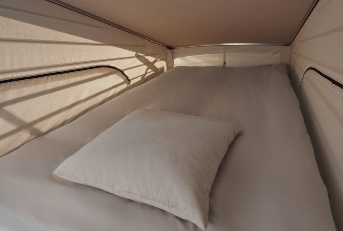 Mercedes Classe V Marco Polo, zona notte letto soffietto