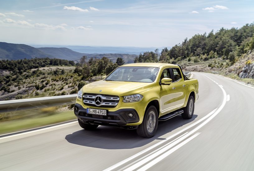 Mercedes Benz Classe X, tre quarti anteriore