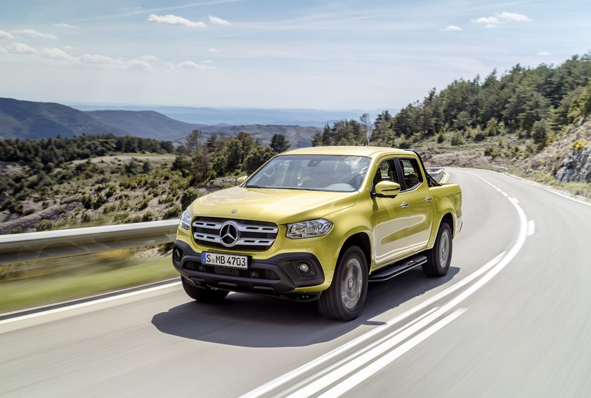 Mercedes Benz Classe X, tre quarti anteriore