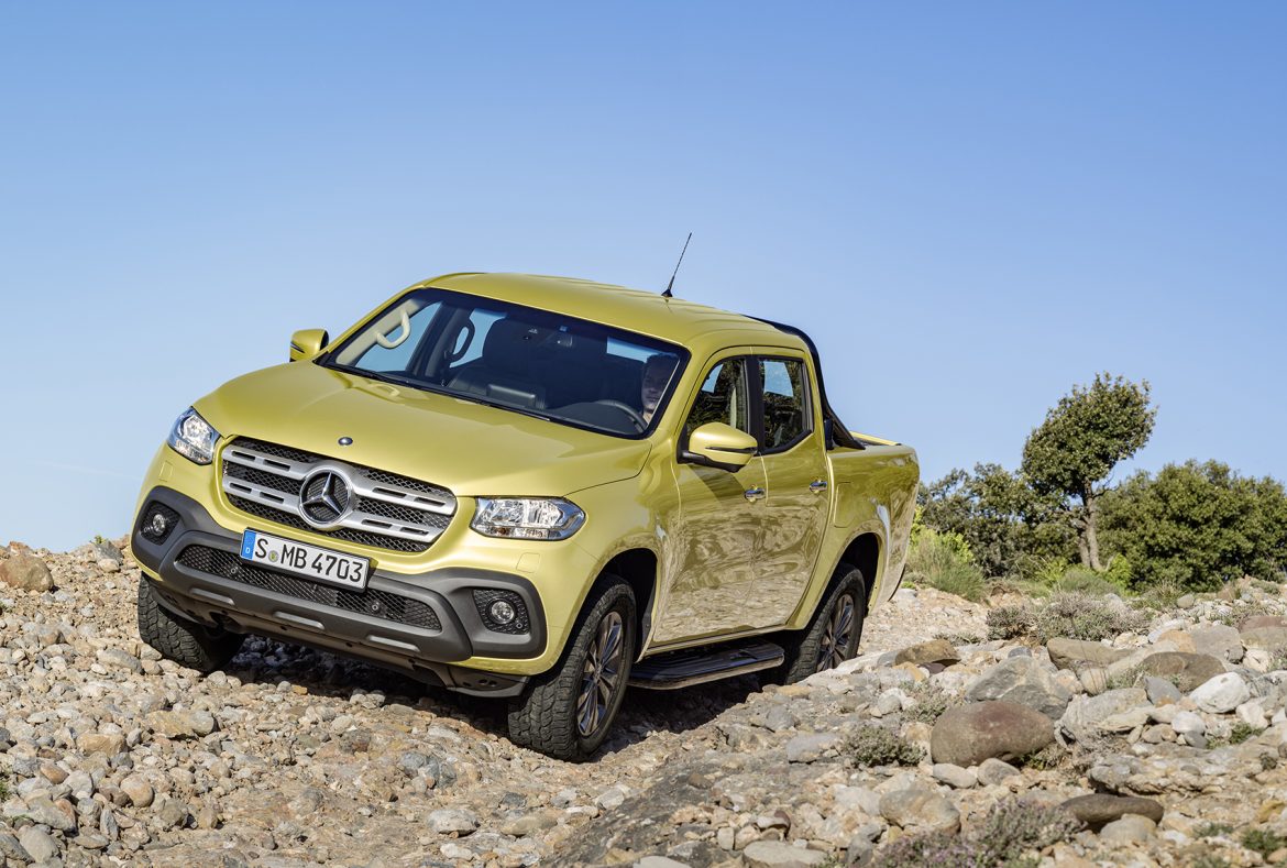 Mercedes Benz Classe X, anteriore