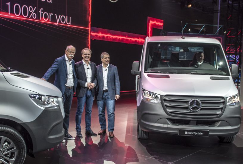 Mercedes Sprinter 2018 Zetsche dirigenti