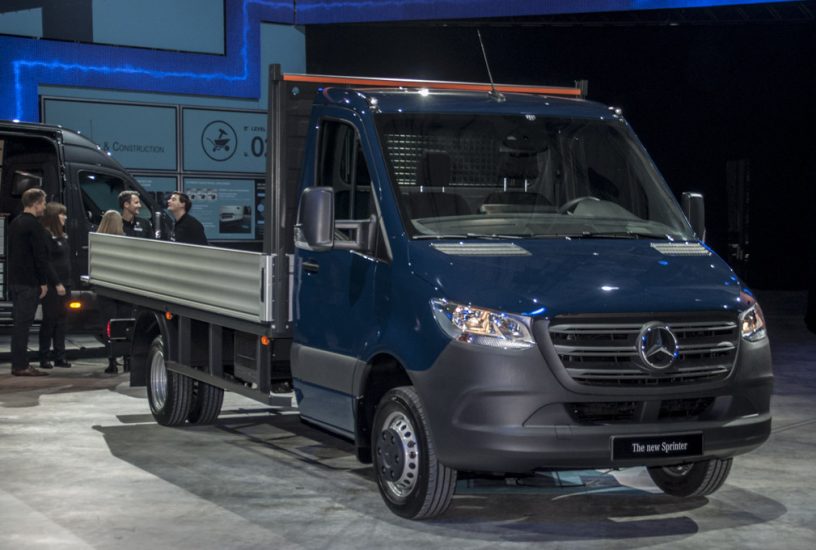 Mercedes Sprinter 2018 cassone tre quarti