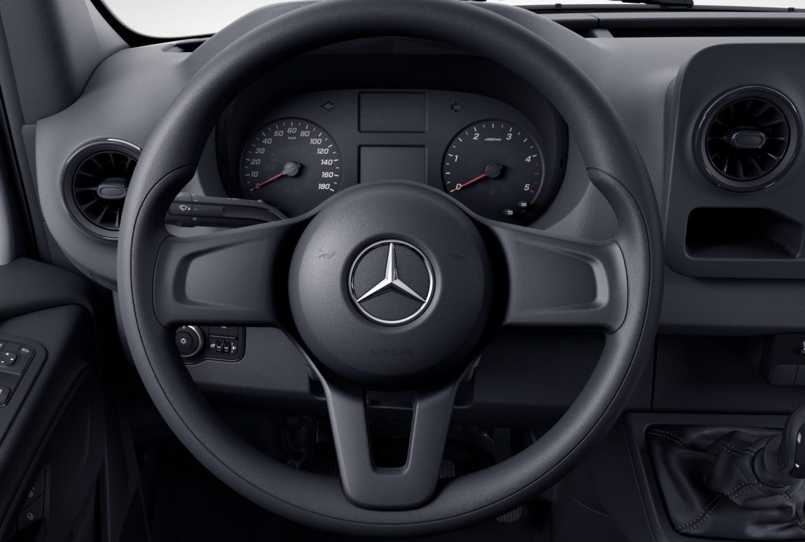 Mercedes Sprinter furgone, volante e cruscotto - 10